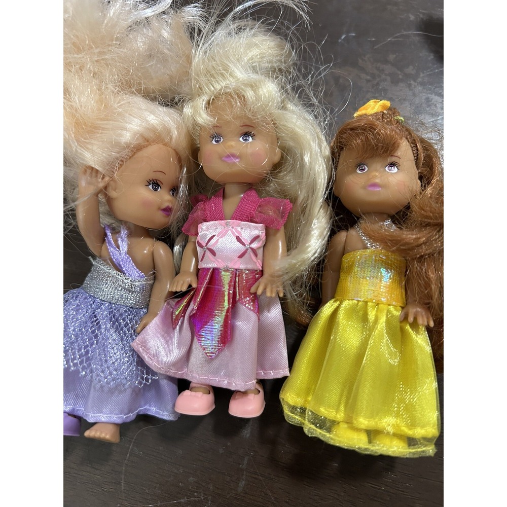 Mini Dolls 4" Assorted Dolls Let T Of 6